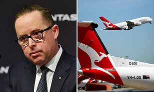 Qantas says international flights in October as it loses $1billion